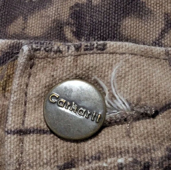 Vintage Carhartt Men's Realtree Camo baggy Carpenter Pants Size 40x30